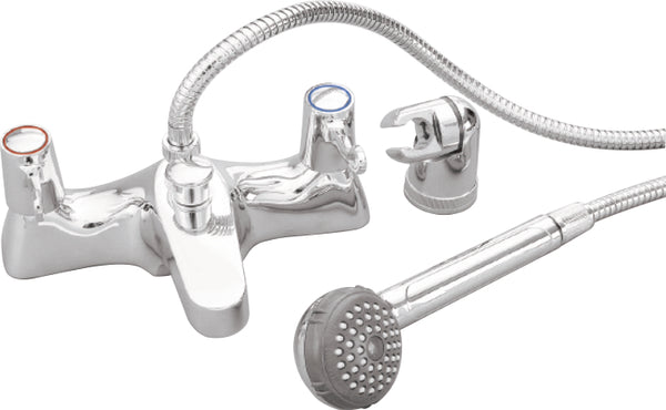 Skara Deck 1/4 Turn Bath Shower Mixer And Shower Kit